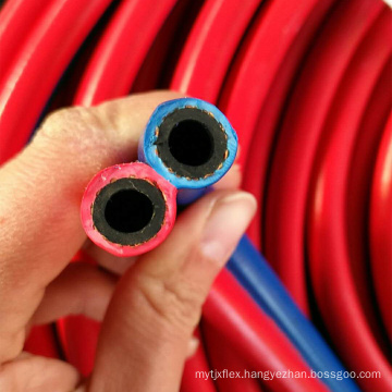 300PSI Blue And Red Welding Single Line Hose 1/2 Oxygen Acetylene Twin Rubber Hose